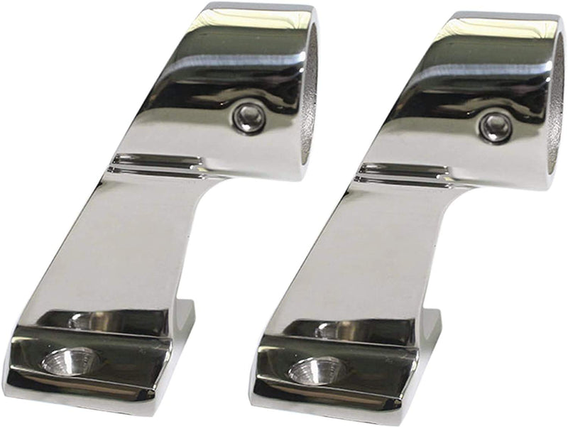 NRC&XRC Marine Boat Yacht Heavy Dudy 316 SS High Leg Hand Rail 60 Degree Center Stanchion for Pipe 7/8 Inch (22mm) or1(25mm) 7/8 in