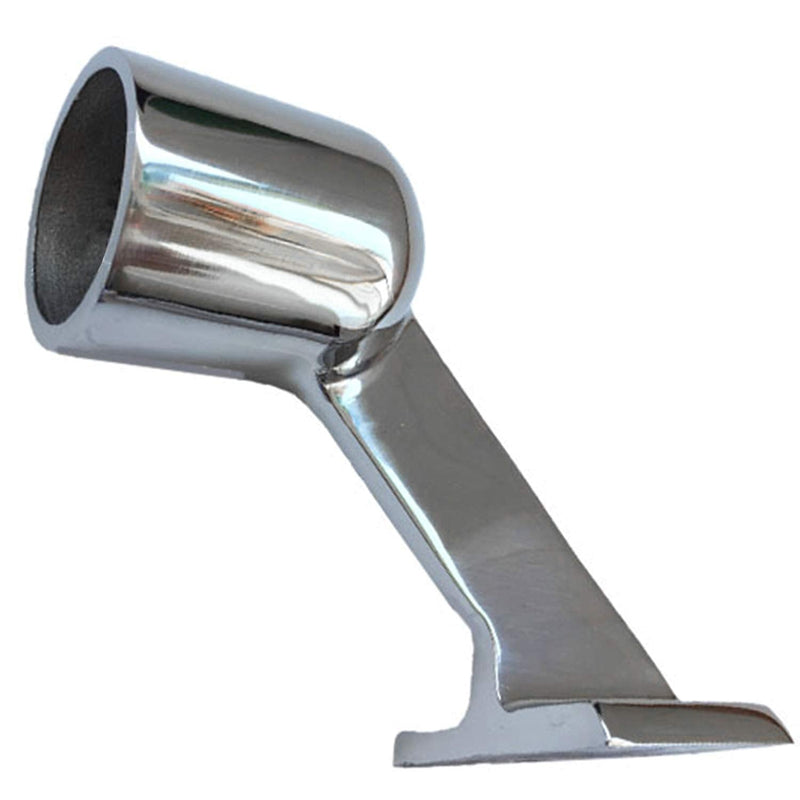 NRC&XRC Marine Boat Yacht Heavy Dudy 316 SS High Leg Hand Rail 60 Degree End Stanchion for Pipe 1 Inch (25mm) 1 in