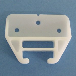 Plastic Drawer Guides with Screws (6 Pack) Center Mount Dresser Drawer Guide Brackets Plastic Drawer with Screws