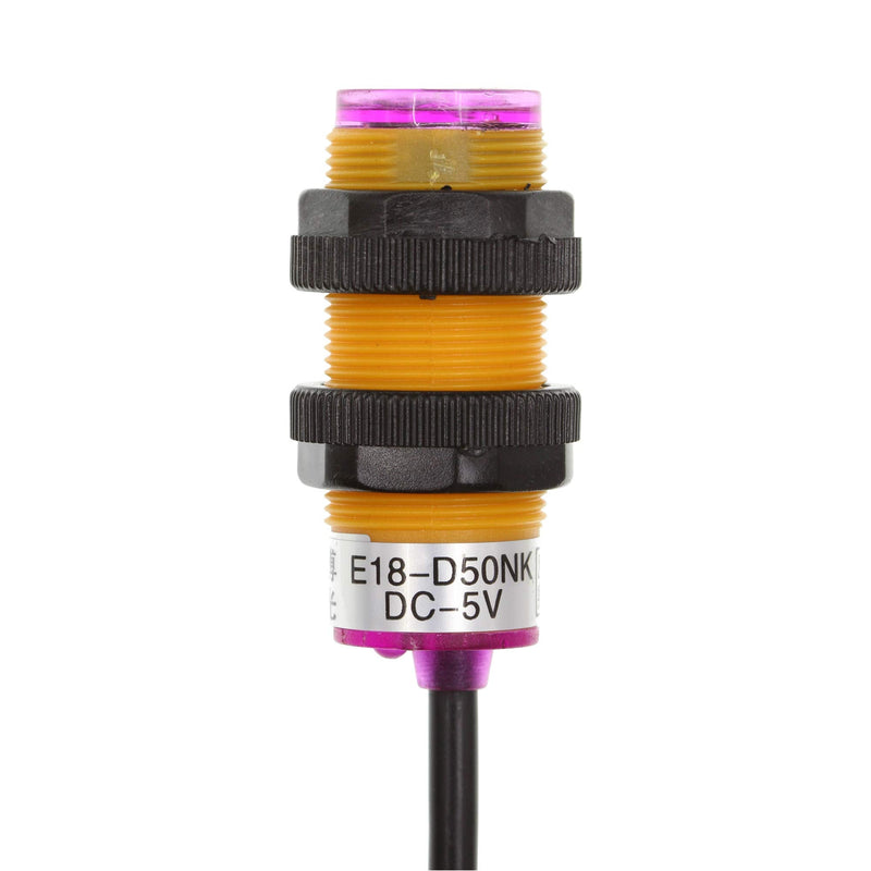 1PCS E18-D50NK DC 5V Diffuse Feflection Type Infrared Obstacle Avoidance Sensor Photoelectric Switch DC NPN Normally Open