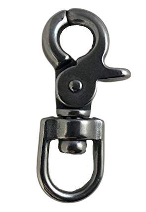 US Stainless Stainless Steel 316 3/8" Trigger Snap with Swivel End Marine Grade Polished