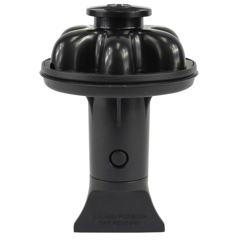 Danco 10768A | Disposal Genie II Garbage Disposal Strainer and Stopper, Kitchen Sink Drain Splash Guard with Food Scraper, Black, 1-Pack 1 Pack
