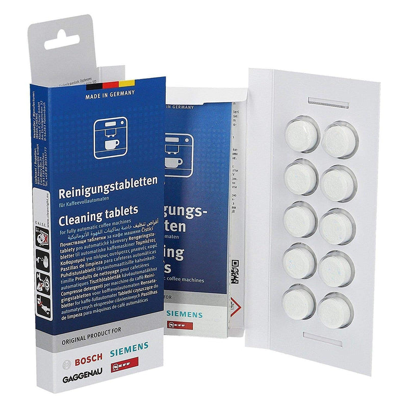 Bosch Cleaning Tablets 311769 311970 For Coffee Machine 10 Count (Pack of 1)