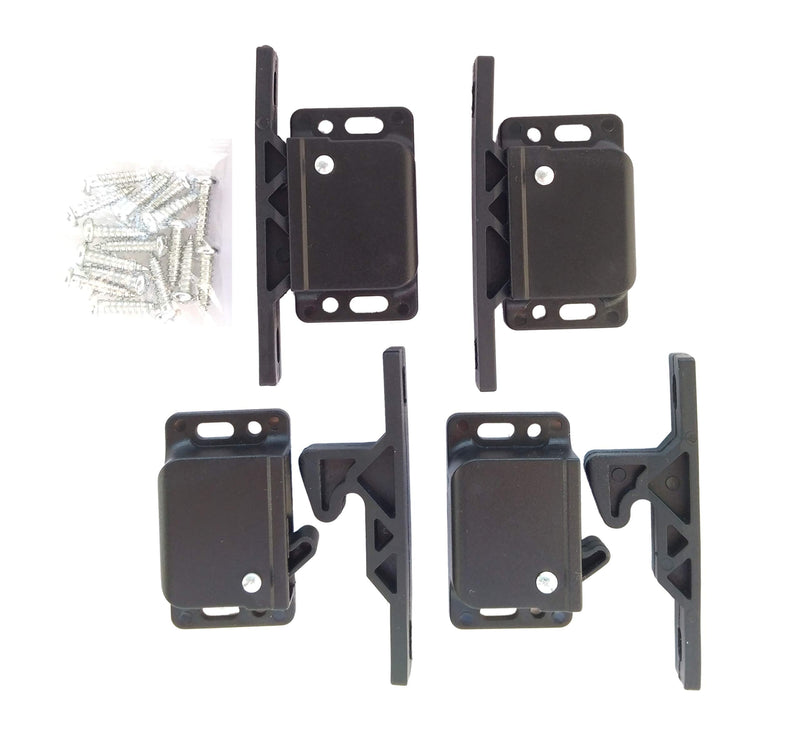 ABA Set of 4 Grabber Catches 10 LB Cabinet Push to Close Latch for RV Boat Hardware
