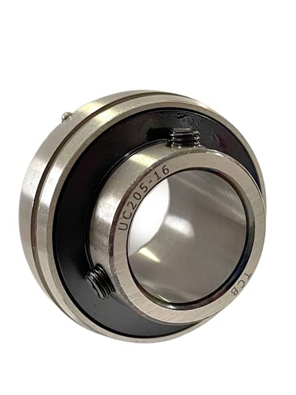UC205-16 1" Bore Set Screw Lock Spherical Insert Bearing
