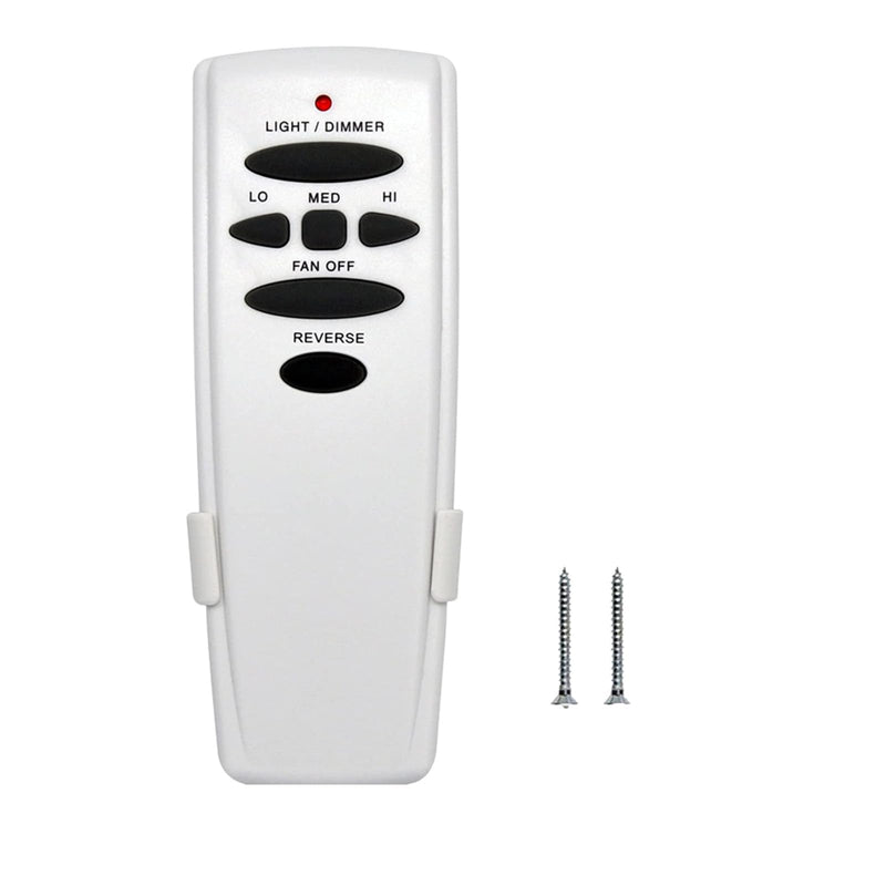 UC7078T Ceiling Fan Remote Control Replacement of Hampton Bay UC7078T Fan-HD CHQ7078T UC7078TR UC7078TUDL RR7078TR L3H2003FANHD, with Reverse, (2.16 * 1.18 * 5.6, White) Transmitter Reverse