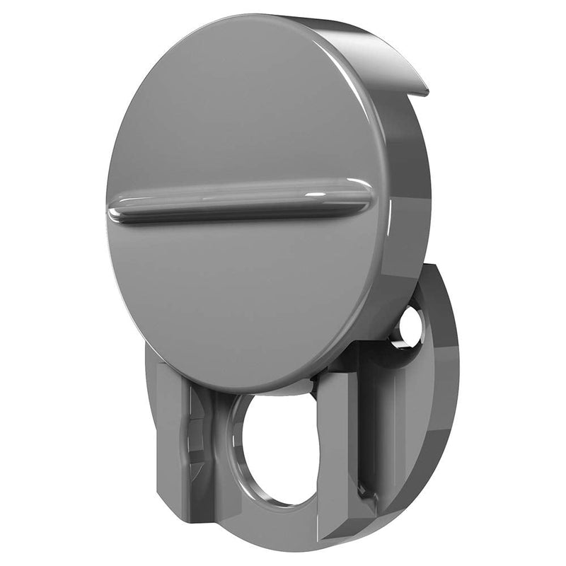 Prime-Line S 5086 Fixed Door Viewer Privacy Cover, 1-5/8 In. Outside Diameter, Plastic Construction, Satin Gray Color (Single Pack)