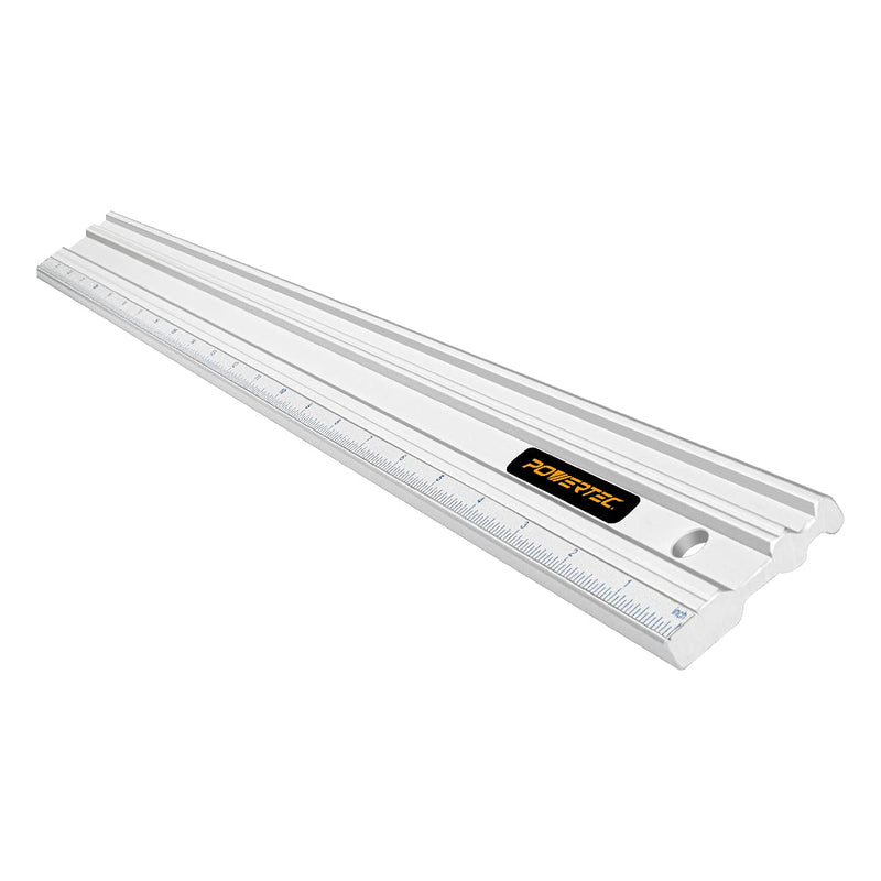 POWERTEC 24 Inch Machinist Aluminum Straight Edges, with .001'' Tolerance for Checking Surface Warp, Marking/Scribing Lines - Used w/Feeler Gauges for Automotive Repairs, Cylinder Head Checks (71227) 24''