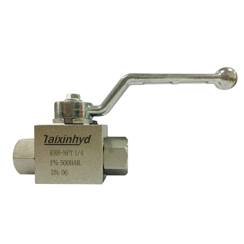 Taixinhyd Hydraulic 1/4''NPT 7250 PSI KHB High Pressure Ball Valve 1/4 NPT