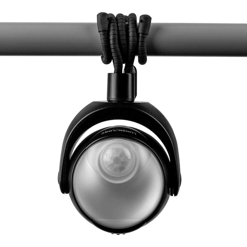 Limitless Innovations Lumenology Portable LED Motion Sensor Light Provides 148 Lumens with a 13 ft Detectable Range and Flexible Tripod Base with Magnetic Option – Indoor/Outdoor (Black) Black