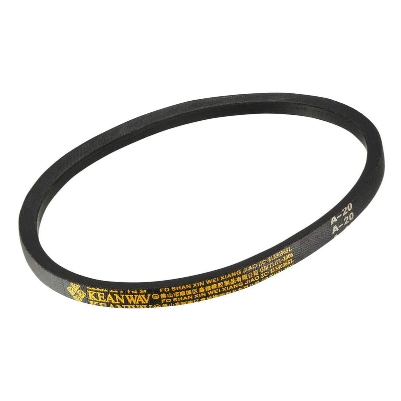 uxcell A20 Drive V-Belts 20" Inner Length 13mm Width 8mm Thick JIS Standard A-Section Rubber Drive Transmission Belt 20"