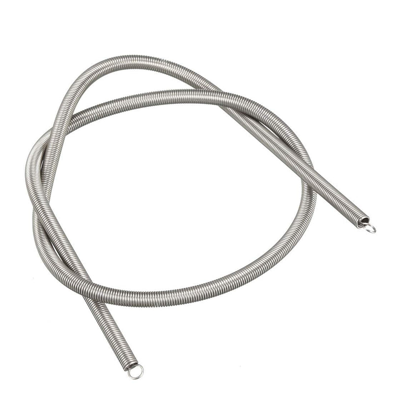 uxcell Extended Tension Spring Wire Diameter 0.016", OD 0.16", Free Length 11.81" Stainless Steel Small Dual Hook Tension Spring for Machinery Construction Industrial 0.016"x0.16"x11.81"
