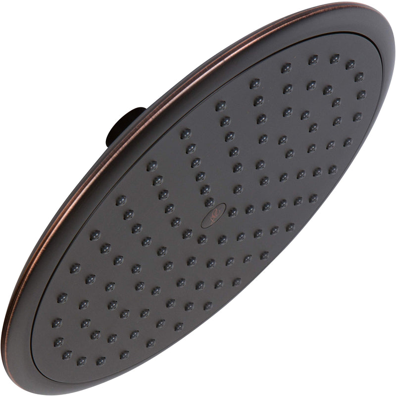 Waterfall Showerhead - 9 Inch Large Overhead Rain Shower Head - High Flow Best With Extension Arm, 2.5 GPM - Oil-Rubbed Bronze Oil Rubbed Bronze 2.5 GPM Standard
