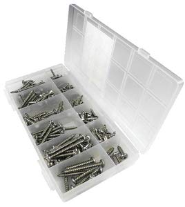 SEACHOICE Stainless Steel Tapping Screw Kit, 216 Piece