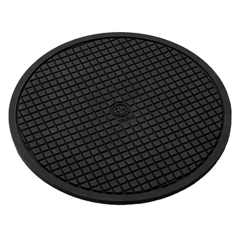 American Metalcraft TRVR10 Long Silicone Trivet, Round, Black, 10-Inch Diameter 10" dia.