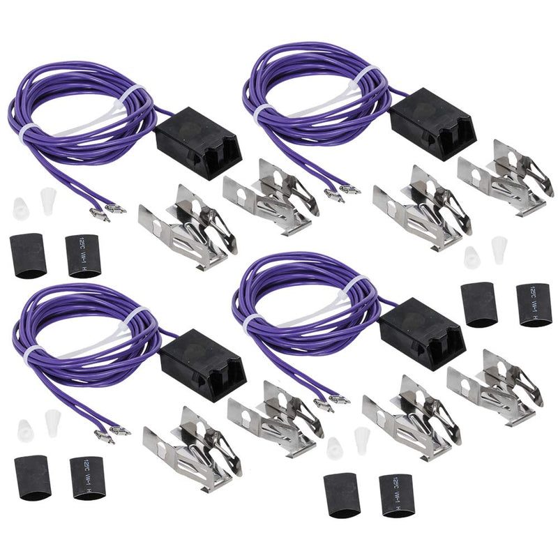 HIFROM Replace WB17T10006 Surface Element Ceramic Receptacle Block Refrigerator Oven plug connector for GE (4pcs) 4pcs