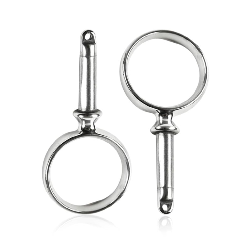 MARINE CITY Rowlock Oarlock 316 Stainless Steel Heavy Duty, Corrosion-Resistant, Ideal for Boats, Yachts, and Marines (2 Pcs) (Round Rowlock Oarlock)