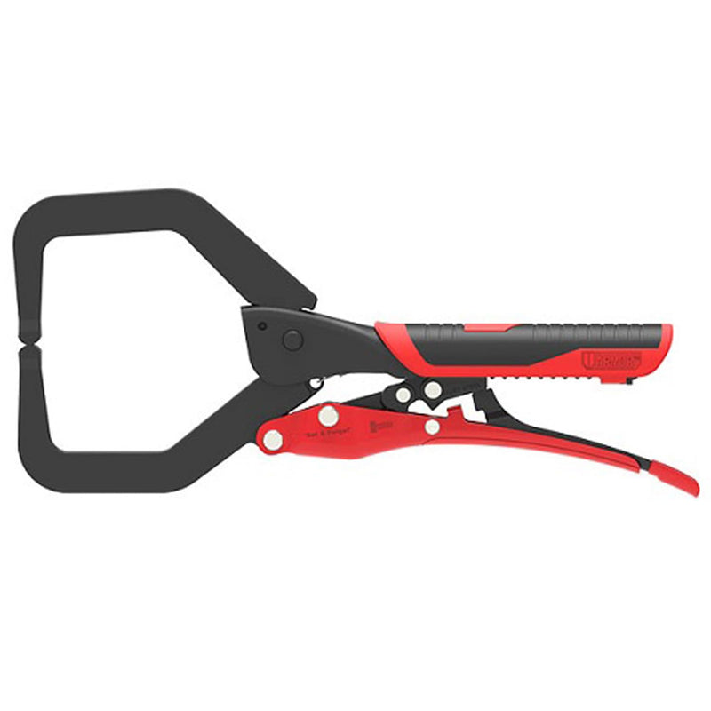 ARMOR TOOL Locking C Clamp Vice Grips - 7" Welding Clamps with Auto Adjust Design & Comfortable Grips Armor Tools A06200G 7-inch C-clamp