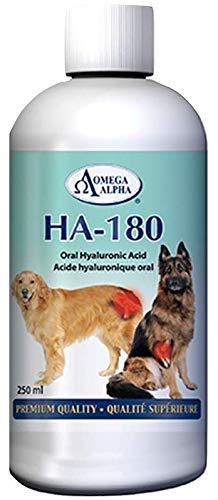 Omega Alpha HA-180 (Hyaluronic Acid) for Pets-250ml - PawsPlanet Australia