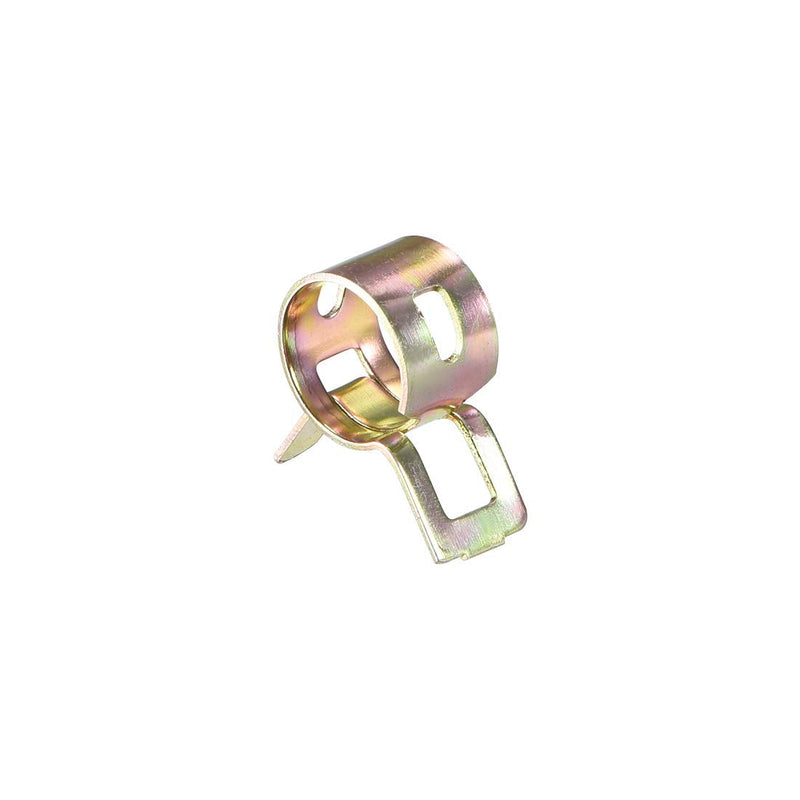 uxcell 8mm 5/16inch Spring Band Type Action Fuel/Silicone Vacuum Hose Pipe Clamp Low Pressure Air Clip Clamp 10pcs