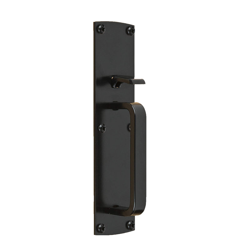 National Hardware N109-050 Gate Thumb Latch, Coated with WeatherGuard Protection, Black Plated Steel 1 Count (Pack of 1)
