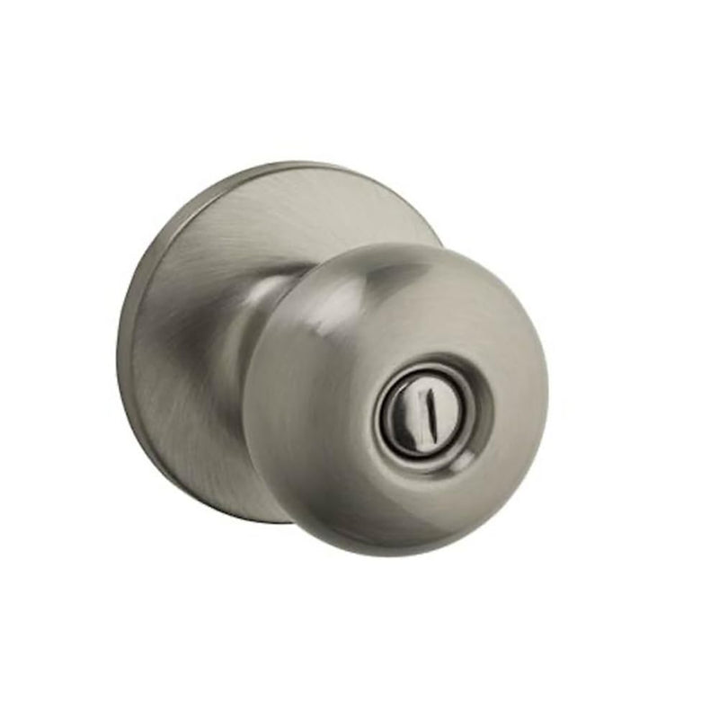Safe Lock by Kwikset Athens Knob Privacy Lock Satin Nickel