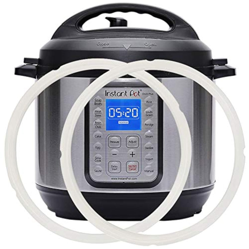 Silicone Sealing Ring 6qt for Instant Pot Sealing ring for 6 5qt Insta Pot, Sweet and Savory, Food-grade Silicone Fits IP-DUO60, IP-LUX60, IP-DUO50, IP-LUX50, Smart-60, IP-CSG60 and IP-CSG50-2 Pack 6QT 2PACK