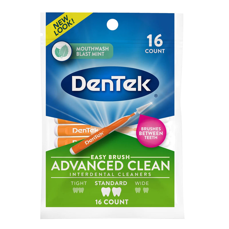 DenTek Easy Brush Cleaners 16 ea 16 Count (Pack of 1)