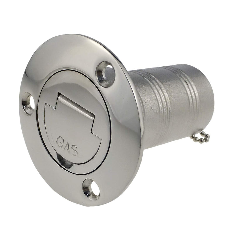 Mirror- Polished 316 SS for 2''(50MM) Marine Boat Yacht Caravan Water Tank Deck Fill/Filler with Keyless Cap For 2" with Gas