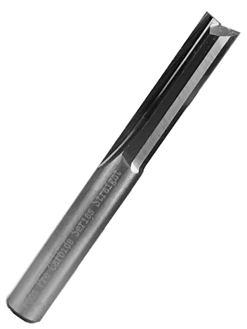Foos Straight Carbide Router bits - 1/4” Shank - USA Veteran Owned (1/4" Cutting Diameter) 1/4" Cutting Diameter