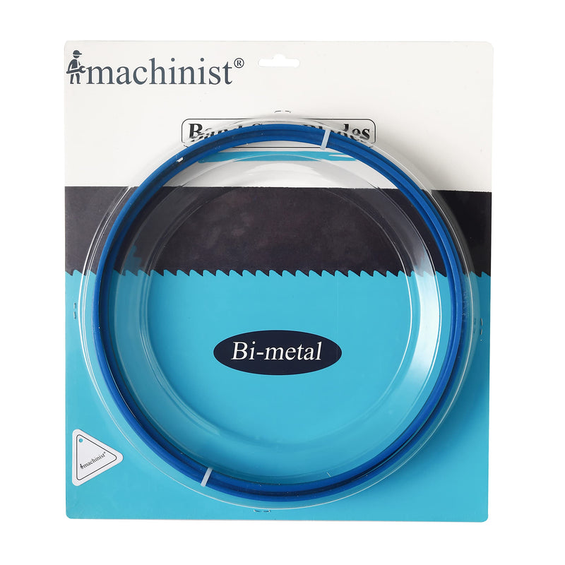 Imachinist S100341214 M42 100-3/4" X 1/2" X 14tpi Bi-Metal Band Saw Blades for Metal Cutting