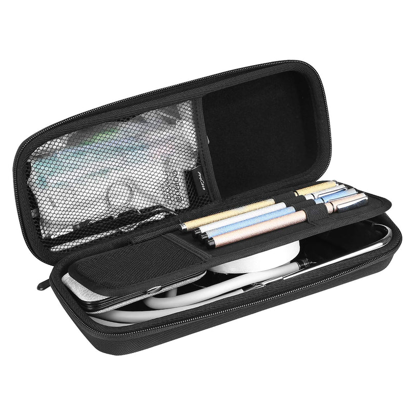 ProCase Hard EVA Stethoscope Case, Shockproof EVA Travel Carrying Case Storage Bag for 3M Littmann/Omron/ADC/Dixie EMS Stethoscope, with Extra Mesh Pockets for Small Accessories Black - NewNest Australia