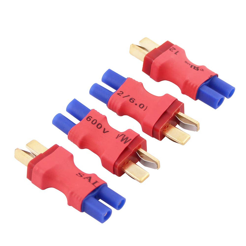 4pcs No Wires Connector: EC2 Female to Male T-Plug Style Adapter(C35-4)