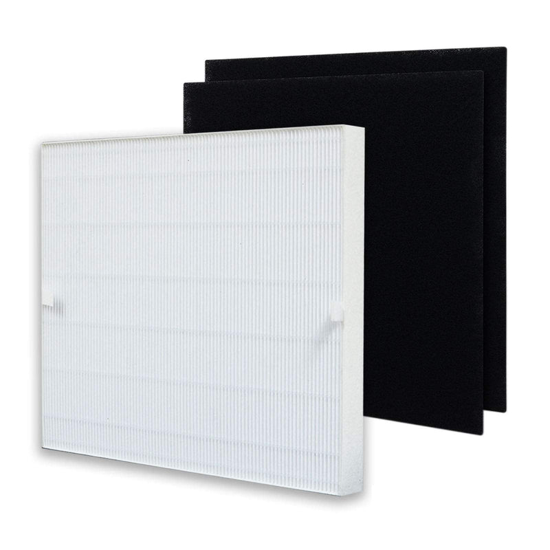 PUREBURG Replacement Filter Compatible with Coway AP-1512HH AP-1518 & AIRMEGA 200M Mighty Air Purifiers, H13 True HEPA and Activated Carbon Pre-Filter
