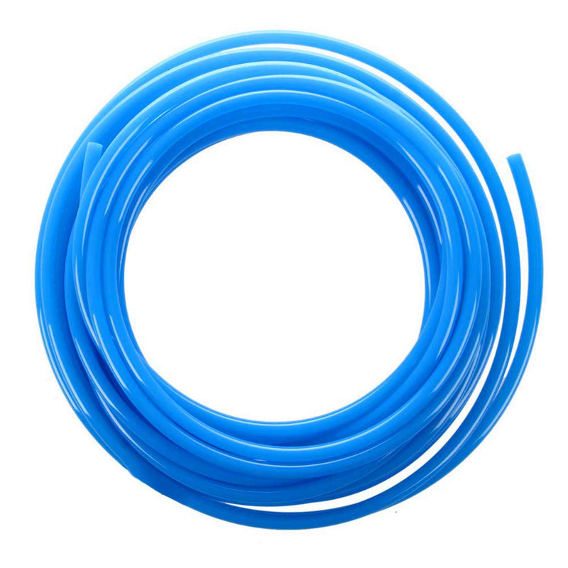 Beduan Pneumatic Tubing Pipe 3/8" OD Blue Air Compressor PU Line Hose Tube for Water Fluid Transfer 10Meter 32.8ft 3/8" OD-32.8ft