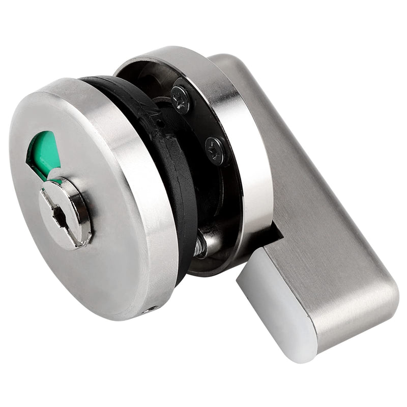 Compliant Indicator Lock Indicator Door Lock, Zinc Alloy Rotating Door Bolt with Vacant Engaged Indicating for Public Toilet Restroom Bathroom Dressing Room