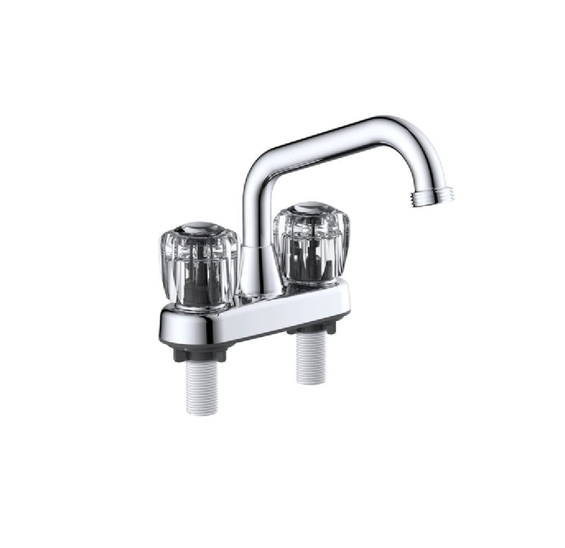 Classic Chrome Two Handle Laundry Faucet 4 in.