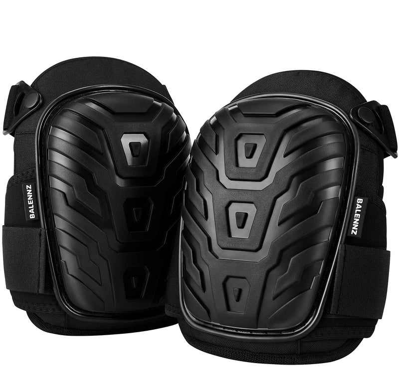 BALENNZ Professional Knee Pads for Work - Heavy Duty Foam Padding Gel Construction Knee Pads with Strong Double Straps – Comfortable Knee Protection for Indoor and Outdoor Use (Knee High) Knee High