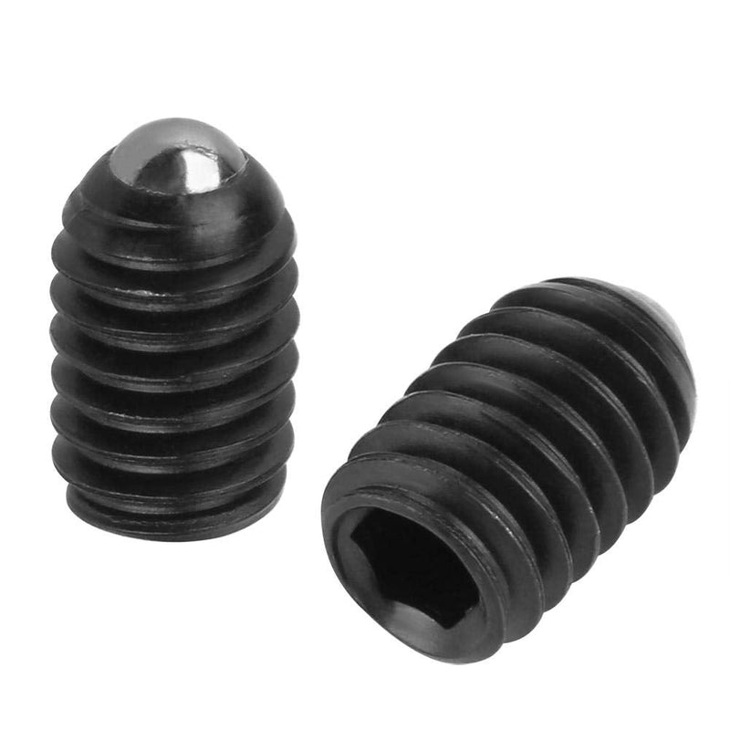 10pcs M4 Screw Thread Ball Spring Plungers Set Hex Socket Ball Plunger Carbon Steel Spring Plunger (M4x8) M4x8