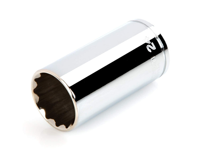 TEKTON 3/8 Inch Drive x 24 mm Deep 12-Point Socket | SHD13324