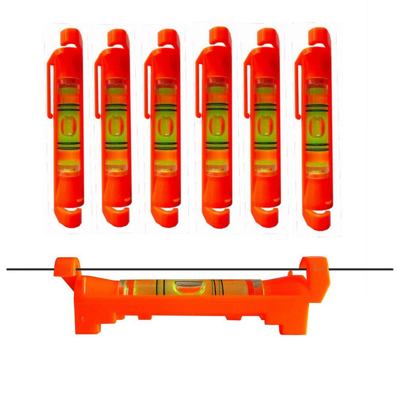 7 pcs Hanging Bubble Line Level for Building Trades, Engineering, Surveying, Metalworking and other Equipment Measure (Red - 7 Pack) Red - 7 Pack