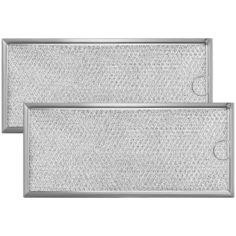 2 Pack Microwave Grease Filter Compatible with Whirlpool and GE Microwaves - WB06X10596 Microwave Oven Grease Filter Approx 13" x 6" by AMI PARTS 2 pcs