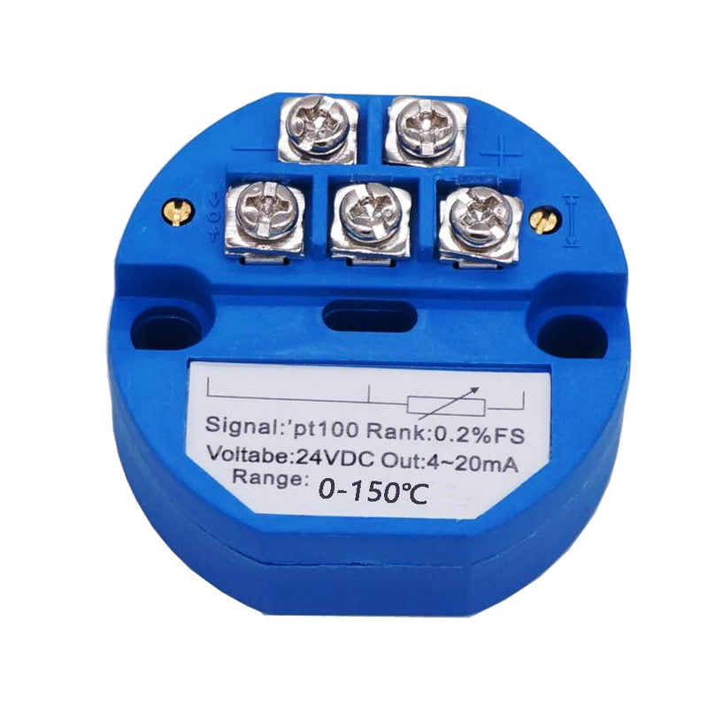 TWTADE / 0~150 Celsius RTD PT100 SBW Temperature Sensor Temperature Transmitter Isolated Detector Module 0~150 Degree - 4-20MA -0-150℃