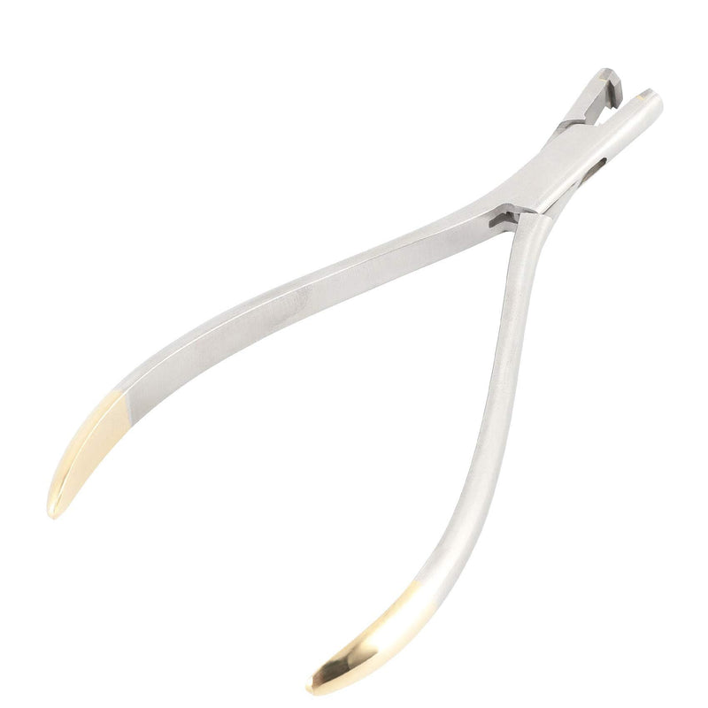 Annhua Distal End Cut Plier with Mini Head & Longer Handle, Hold & Cut Hard and Soft Wire Orthodontic Cutter Dental Surgical Instrument Tool