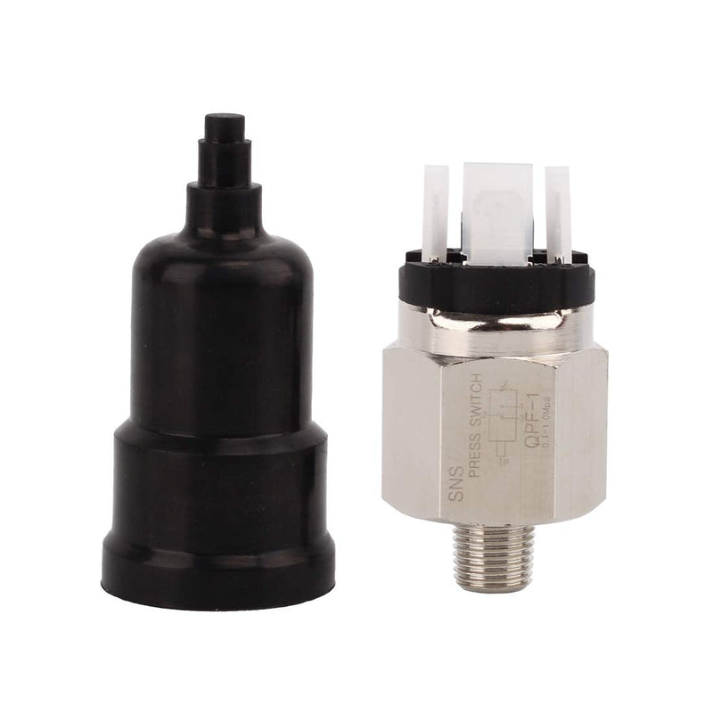 SNS 1/8 Inch NPT Male Thread Pneumatic Adjustable Diaphragm Type Pressure Switch Normally Open and Closed Integrated QPF-N1