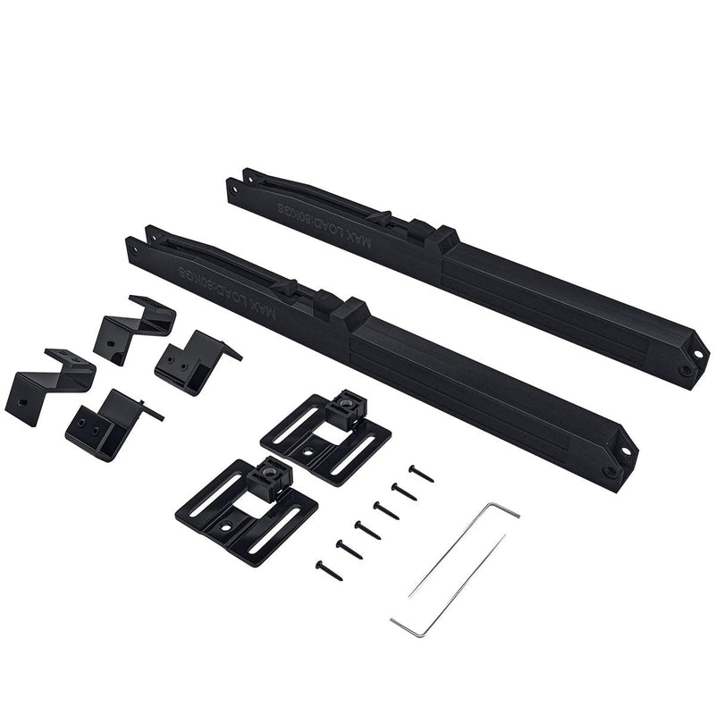 SMARTSTANDARD Barn Door Soft Close Kit, Matching 132-176 Pounds Single Door, Equipped with Spring Buffer Damper, Upgrade Hole-Free Version, 2PCS Heavy Weight