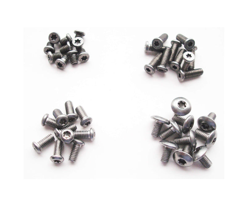 Reluen Pocket blade handle screws,folding knives hilt fasteners,shaft pivot pin rivets, pack of 40 pieces M2.5 (M2.5)