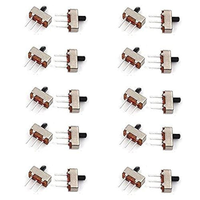HiLetgo 20PCS SS-12D00 (1P2T) Toggle Switch Vertical Slide Switch - NewNest Australia
