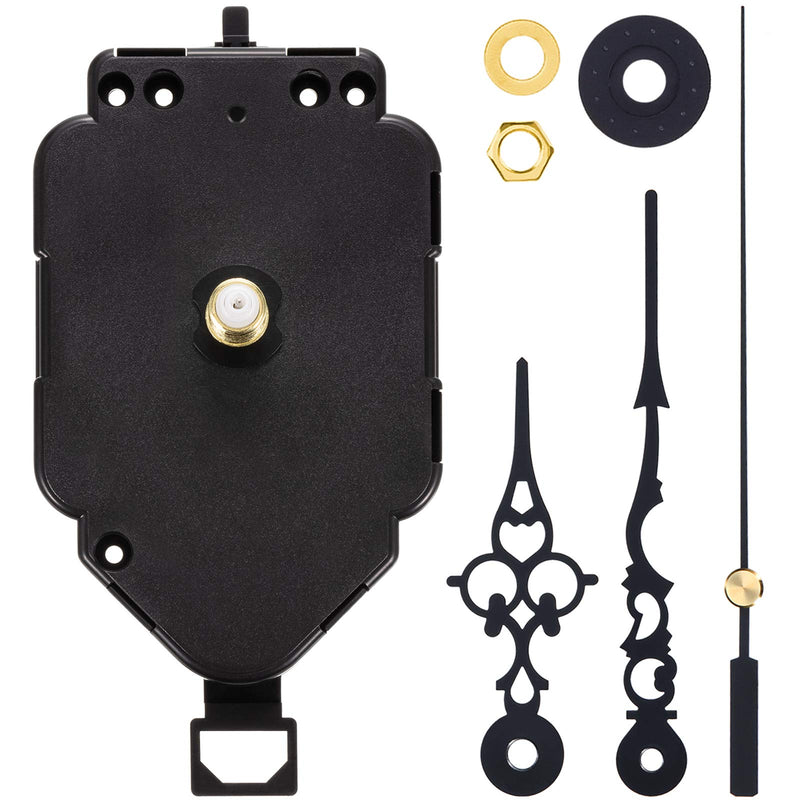 Hicarer DIY Quartz Clock Movement Kits Replacement Clock Movement Mechanism Pendulum (Rod Length 0.9 Inch) Longueur de la Tige 0,9 Pouce