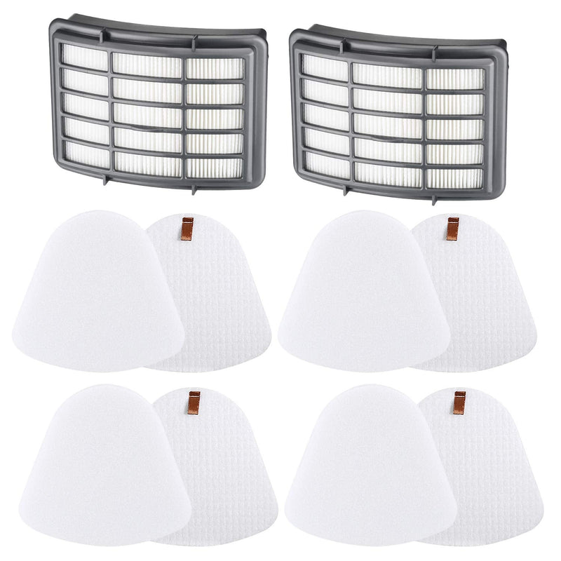 4+2 Pack Filters for Shark Vacuum Navigator Lift Away Filter Replacement Models NV350 NV351 NV352 NV355 NV356E NV360 UV440 UV540 CU500 XFF350 XHF350 4+2 Pack Filters